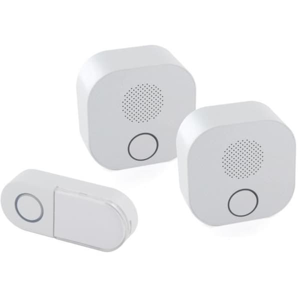 Ringsignalkit med 2 mottagare - DIO - 84203 - Trådlös - Design - 150m