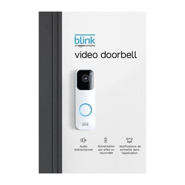 Blink videodørklokke HVID dørklokkesæt