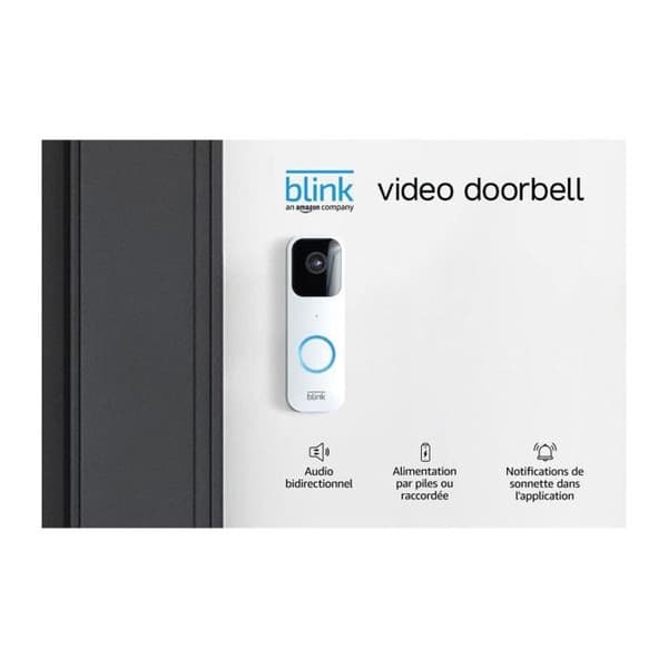 Blink videodørklokke HVID dørklokkesæt