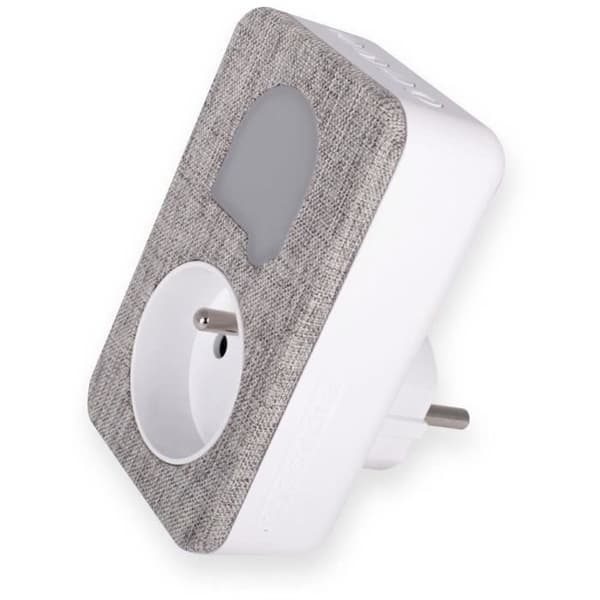 Dørklokke - SCS SENTINEL - SONE + Stylish - CSF0108 - Trådløs & batterifri - Integreret stikkontakt