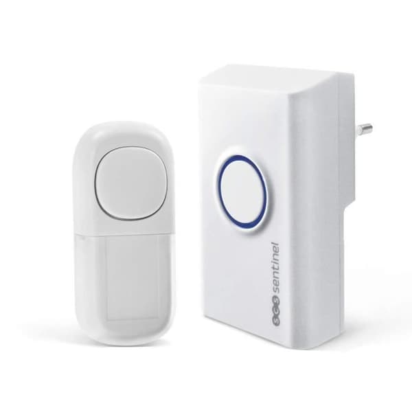 Trådlös insticksklocka utan batteri - OneBell 80 Eco - SCS SENTINEL