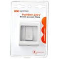 Miniatyrbillede 2 af 3: SCS SENTINEL 230V trykknap - 16A koblingskapacitet - IP55 - Hvid