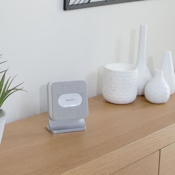 Philips Trådløs Dørklokke - Welcome Bell 300 Basic - 300m Rækkevidde - 4 Ringetoner i Høj Kvalitet
