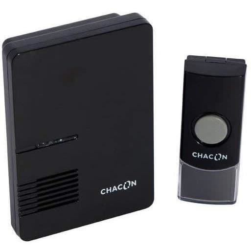 CHACON trådlös dörrklocka - 80m räckvidd - 32 melodier - Justerbar volym