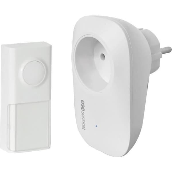 Langaton pistokekello ilman paristoa - EcoBell 100 Plug - SCS SENTINEL