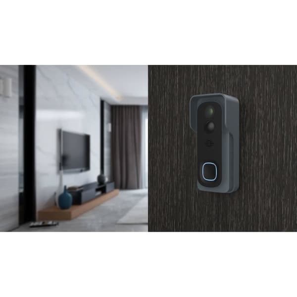 Connected Doorbell Kit - LINK2HOME - Wi-Fi - Tovejslyd - Trådløs klokke - 8 GB SD