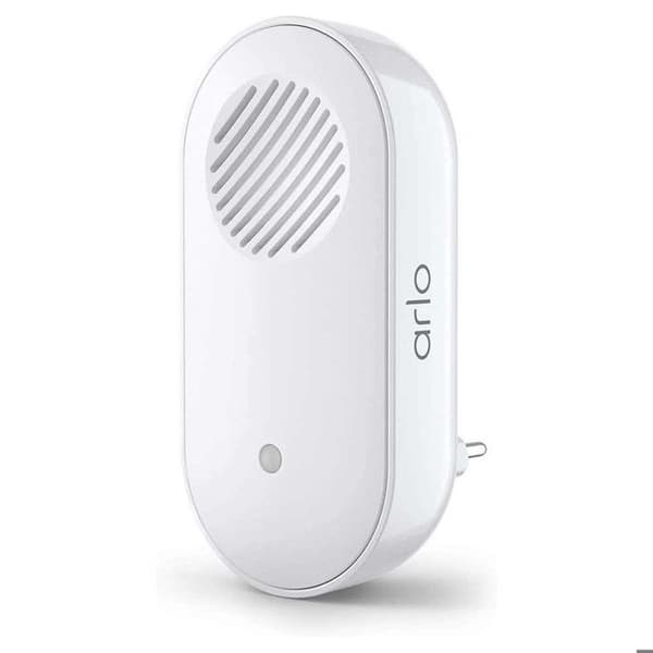 Tilsluttet klokke - ARLO - CHIME V2 - Øjeblikkelige alarmer - Indbygget sirene - Nem installation