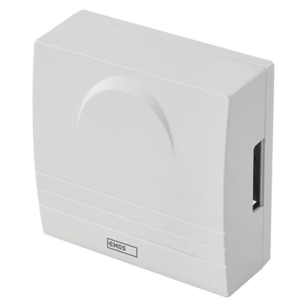 Emos - P57001 - Klassisk 2-tråds dörrklocka gong vit 1 ding-dong melodivolym 85dB trådbunden fyrkantig vägg