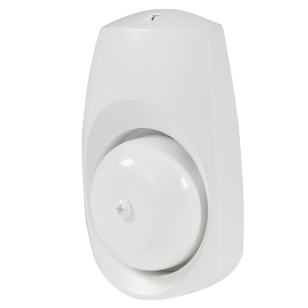 Kablet ringeklokke med volumenkontrol 230V 85dB IP20 hvid Zamel DNS-001