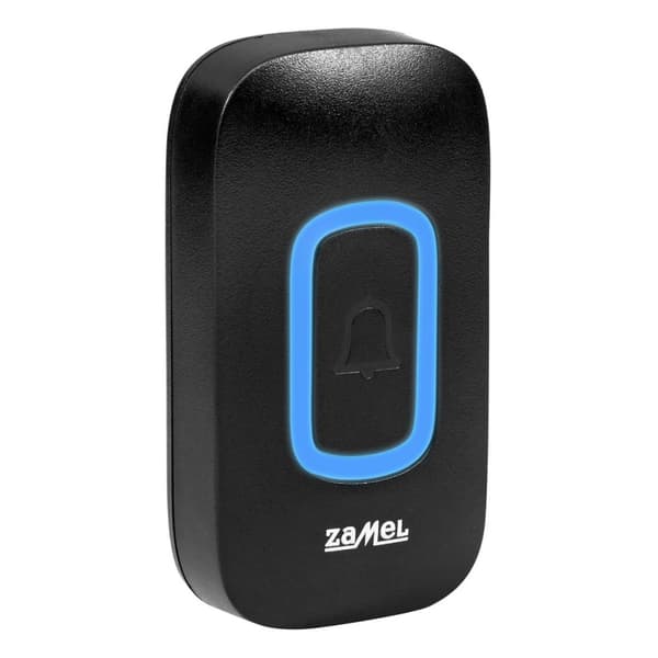 Batterifri trykknap til DANCE II dørklokke SORT TYPE: ST-420BP