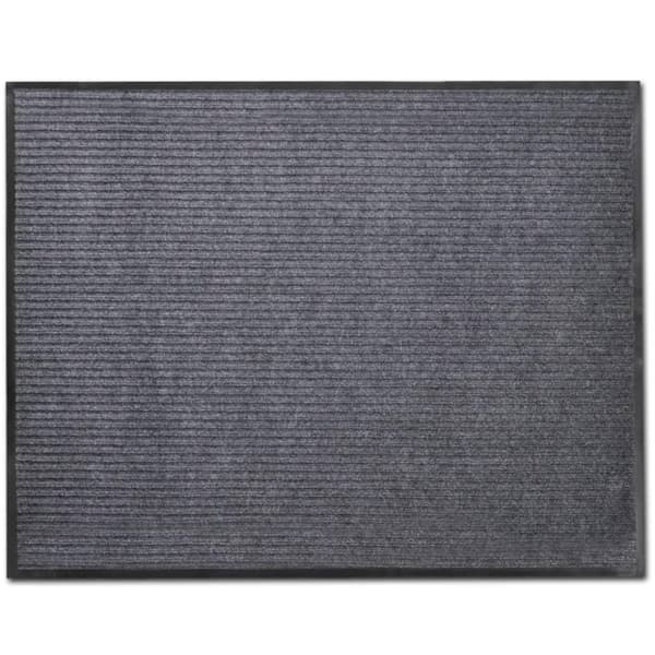 vidaXL Dörrmatta PVC Grå  90 x 120 cm