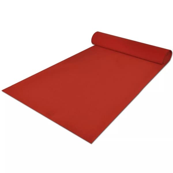vidaXL Röda mattan 1 x 10 m extra tung 400 g/m2