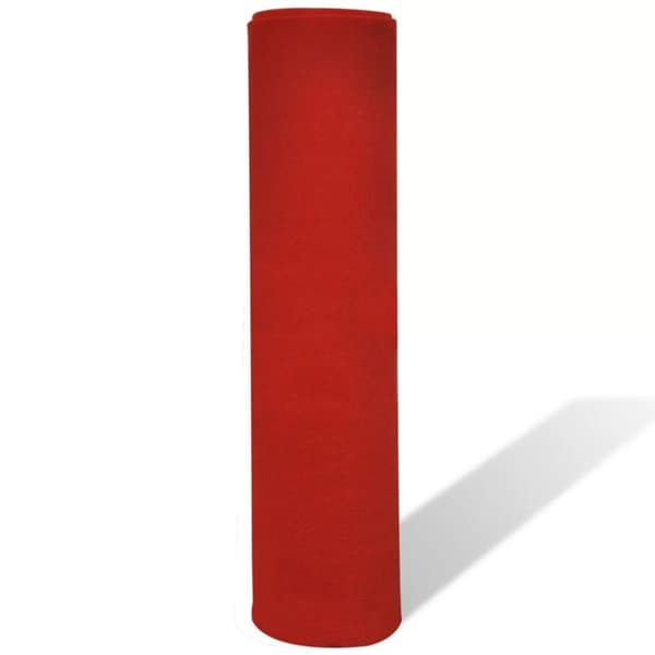 vidaXL Röda mattan 1 x 10 m extra tung 400 g/m2