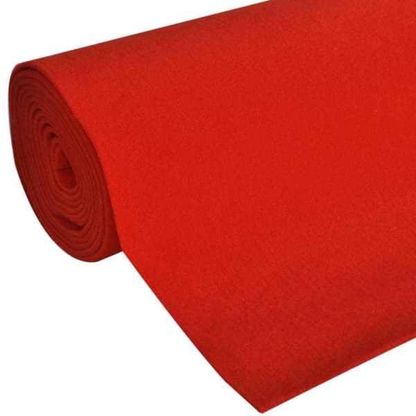 vidaXL Rød løber 1x20m Ekstra kraftig 400 g/m2