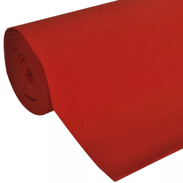 vidaXL Rød løber 1x10m Ekstra kraftig 400 g/m2