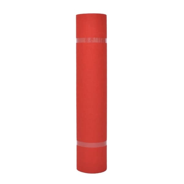 vidaXL Mässmatta slät 1x12 m röd