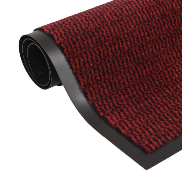 vidaXL Kuramatto suorakulmainen nukkapinta 40x60 cm punainen