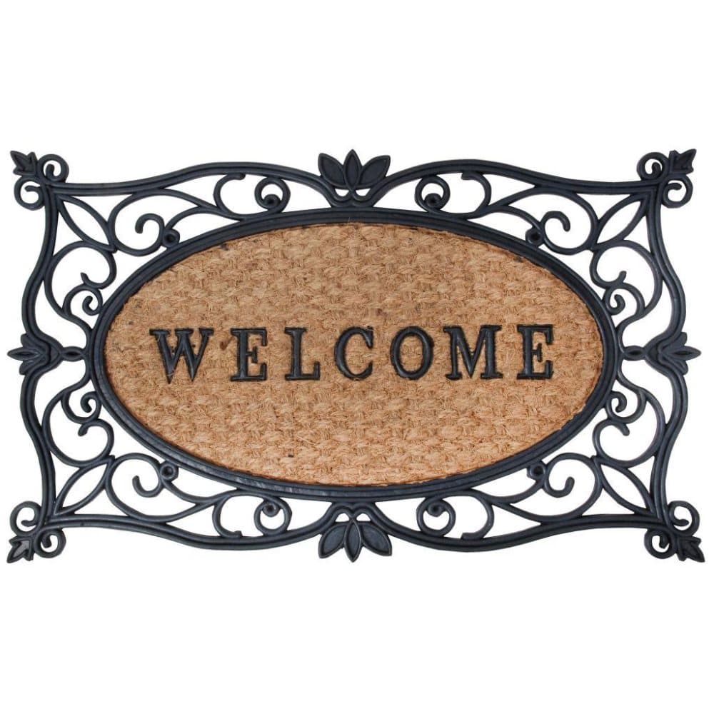 Esschert Design Dørmatte Welcome 75x45 cm gummi RB107