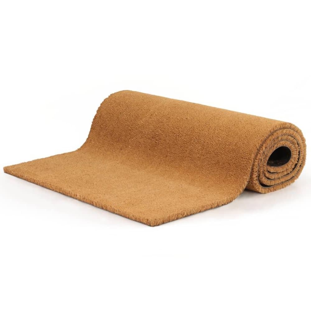vidaXL dørmåtte coir 24 mm 100 x 300 cm naturfarvet