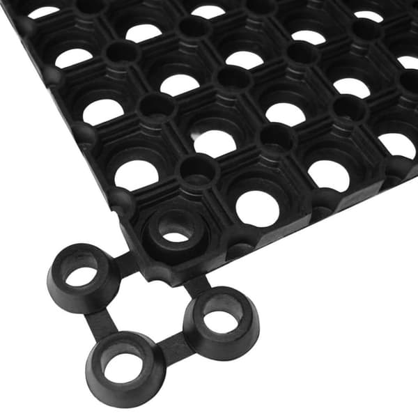 vidaXL Gummimatter 16 mm 80x120 cm