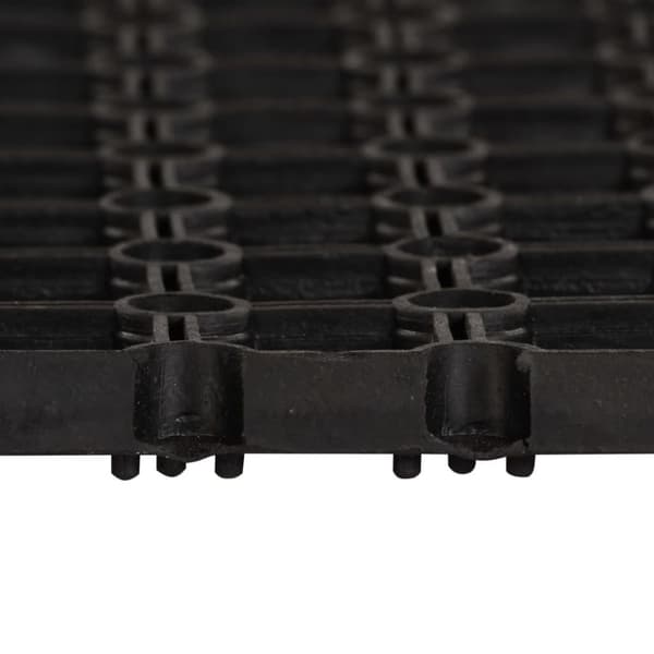 vidaXL Gummimatter 16 mm 80x120 cm