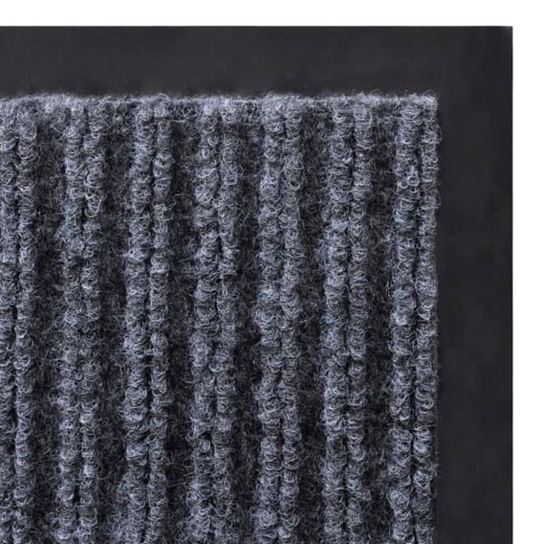 vidaXL Dörrmatta 4 st PVC grå 90x60 cm