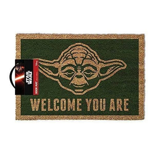Star Wars Yoda dörrmatta Green/Brown One Size Star Wars Yoda dörrmatta Green/Brown One Size