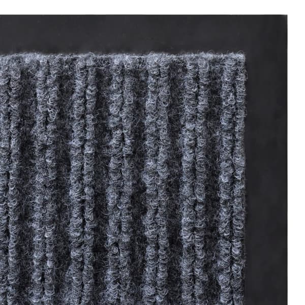 vidaXL dørmåtte 117x220 cm PVC grå