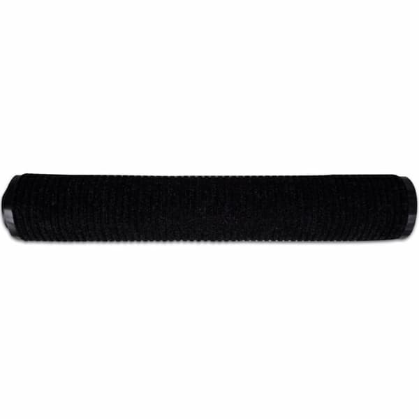 vidaXL dørmåtte 117x220 cm PVC sort