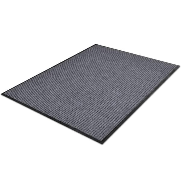 vidaXL Dörrmatta grå 117x220 cm PVC
