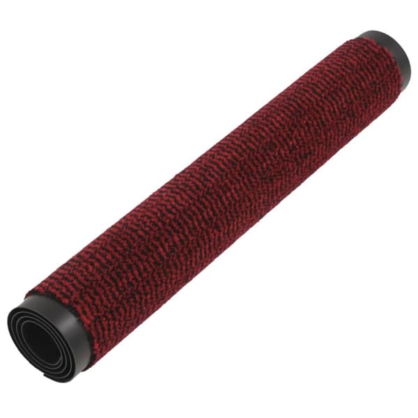 vidaXL Kuramatot 2 kpl suorakulmainen nukkapinta 80x120 cm punainen