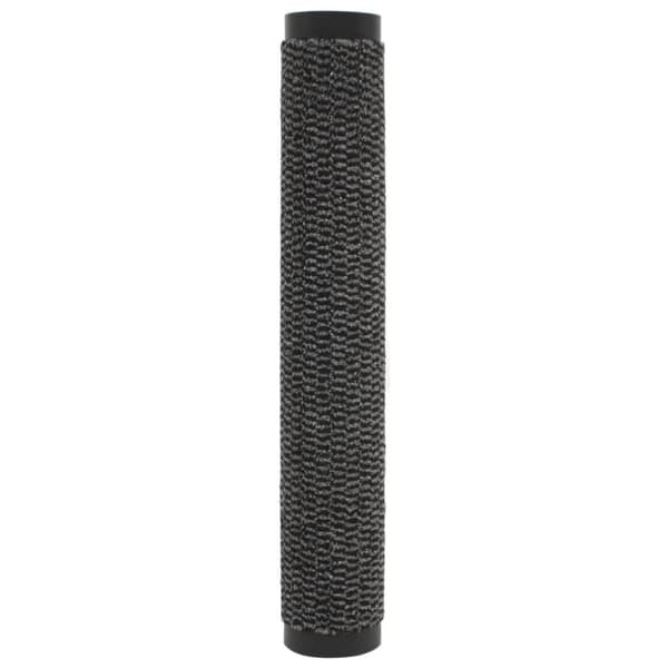 vidaXL Kuramatot 2 kpl suorakulmainen nukkapinta 90x150 cm antrasiitti