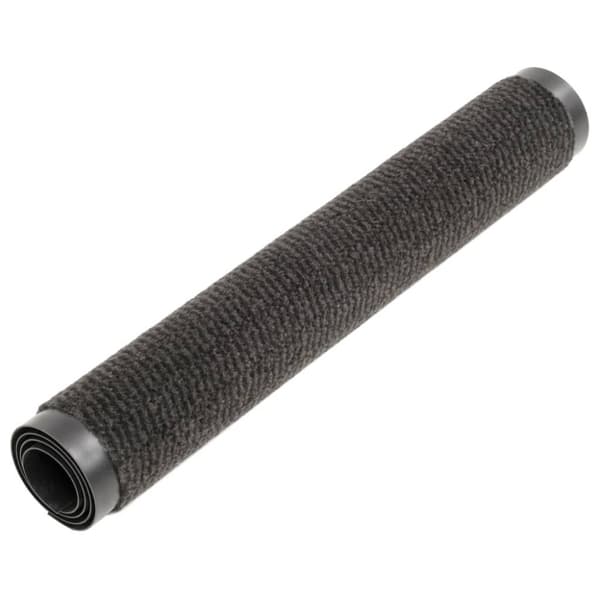 vidaXL Kuramatot 2 kpl suorakulmainen nukkapinta 90x150 cm musta