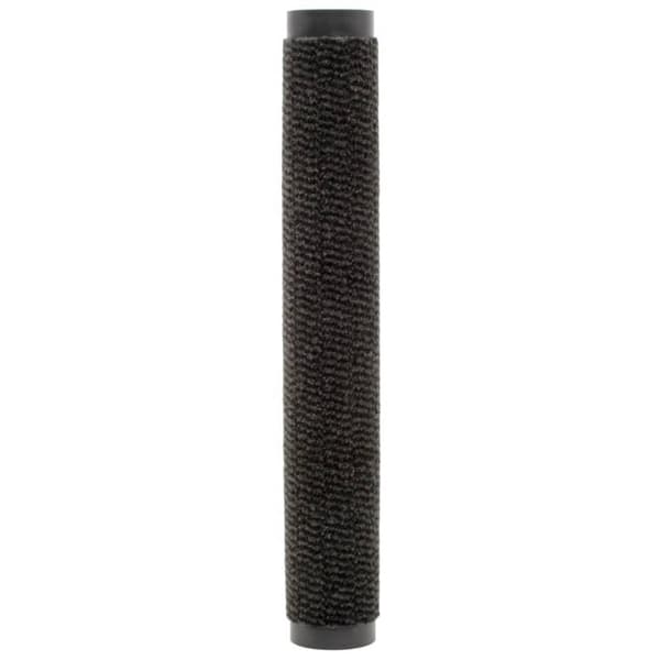 vidaXL Kuramatot 2 kpl suorakulmainen nukkapinta 90x150 cm musta