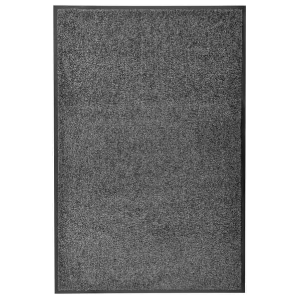 vidaXL Ovimatto pestävä antrasiitti 60x90 cm