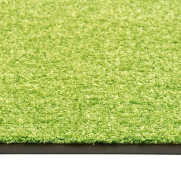 vidaXL vaskbar dørmåtte 60x90 cm grøn