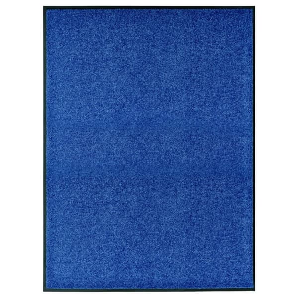 vidaXL Ovimatto pestävä sininen 90x120 cm