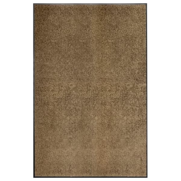 vidaXL Ovimatto pestävä ruskea 120x180 cm
