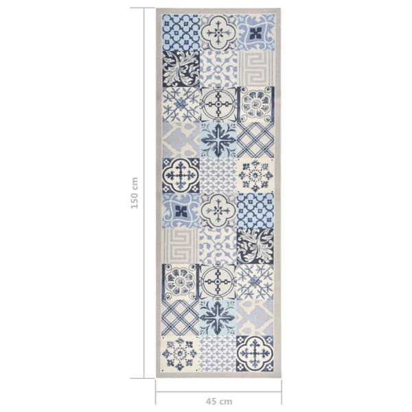 vidaXL vaskbar køkkenmåtte 45x150 cm mosaikprint