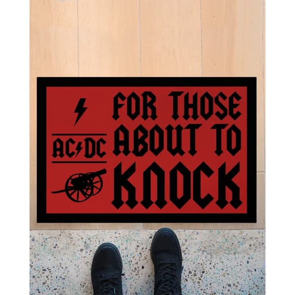 AC/DC For dem der skal banke på dørmåtte