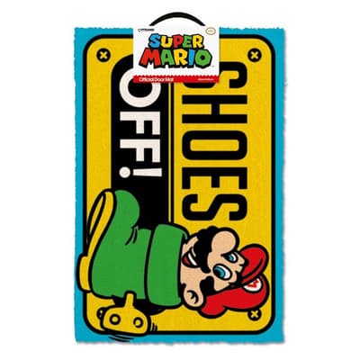 Super Mario Skor av färg dörrmatta