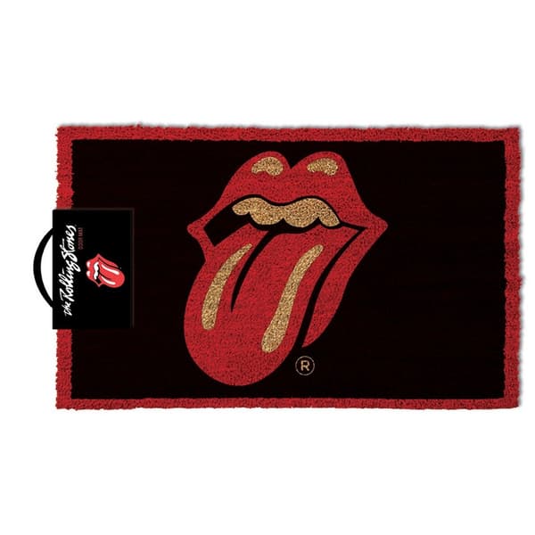 The Rolling Stones Lips Door Mat Red/Maroon/Light Brown One Size