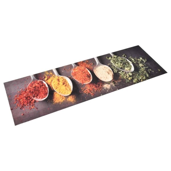 vidaXL Köksmatta maskintvättbar skedar 45x150 cm