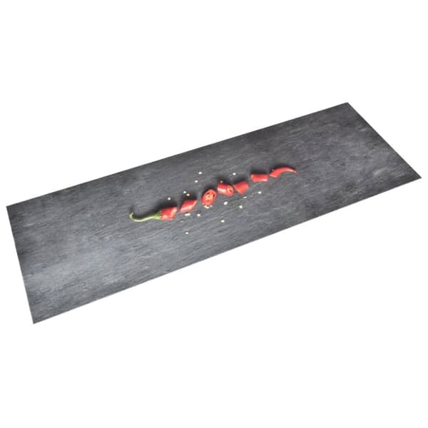 vidaXL Vaskbart kjøkkenteppe Pepper 60x300 cm