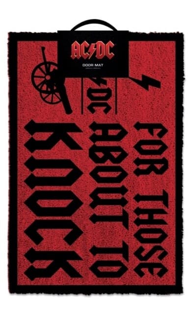 Door Mat: Ac/Dc - For Those About To Knock