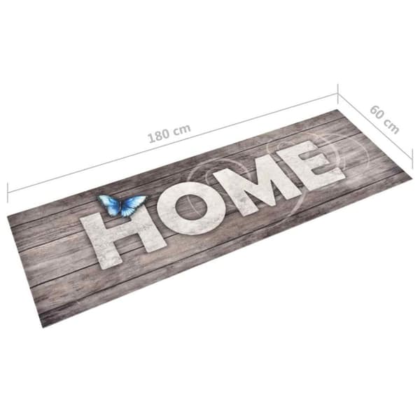 vidaXL køkkenmåtte 60x180 cm vaskbar Home
