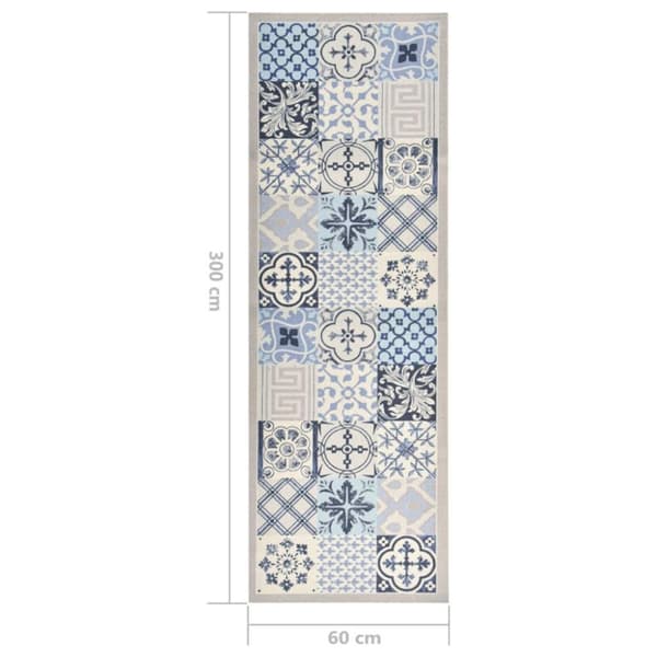 vidaXL vaskbar køkkenmåtte 60x300 cm mosaik