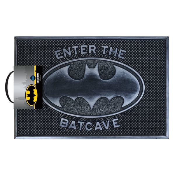 Batman Velkommen til Batcave gummidørmåtte Black One Size