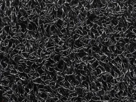 Spaghetti mat lys - sort - 60x80 cm