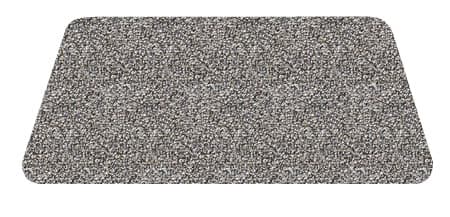 Tørt løbemåtte Aquastop 60x100cm granit
